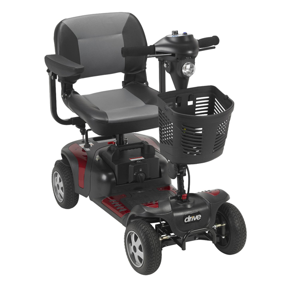 Phoenix HD 4-Wheel Scooter - 17.5 Inch Folding Seat - Click Image to Close